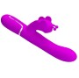 PRETTY LOVE - VIBRADOR COELHO MULTIFUNÇÕES 4 EM 1 BORBOLETE FÚCSIA