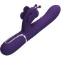 PRETTY LOVE - VIBRADOR COELHO MULTIFUNÇÕES 4 EM 1 BORBOLETA ROXO