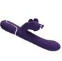 PRETTY LOVE - MULTIFUNCTION RABBIT VIBRATOR 4 IN 1 BUTTERFLY PURPLE