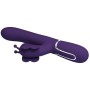 PRETTY LOVE - MULTIFUNCTION RABBIT VIBRATOR 4 IN 1 BUTTERFLY PURPLE