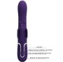 PRETTY LOVE - VIBRATEUR MULTIFONCTION LAPIN 4 EN 1 PAPILLON VIOLET
