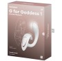 SATISFYER - G FOR GODDESS 1 VIBRATORE CONIGLIO BIANCO