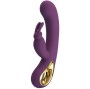 PRETTY LOVE - LIAM VIBRATEUR LAPIN ET STIMULATEUR DE POINT G VIOLET