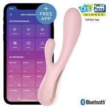 SATISFYER - MONO FLEX PINK WITH APP