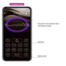 PRETTY LOVE - HECTOR ELECTROSHOCK VIBRATEUR PAR APP CONTROL VIOLET