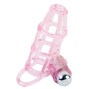 BAILE - COUVERTURE ET ANNEAU EN SILICONE SWEET 10 RYTHMES POUR LE PÉNIS ROSE