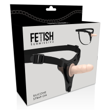 FETISH SUBMISSIVE HARNESS  FLEISCHREALISTISCHES SILIKON 12,5 CM