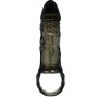 BAILE - PENIS EXTENDER COVER WITH STRAP FOR TESTICLES BLACK 13.5 CM