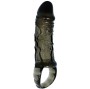 BAILE - PENIS EXTENDER COVER WITH STRAP FOR TESTICLES BLACK 13.5 CM