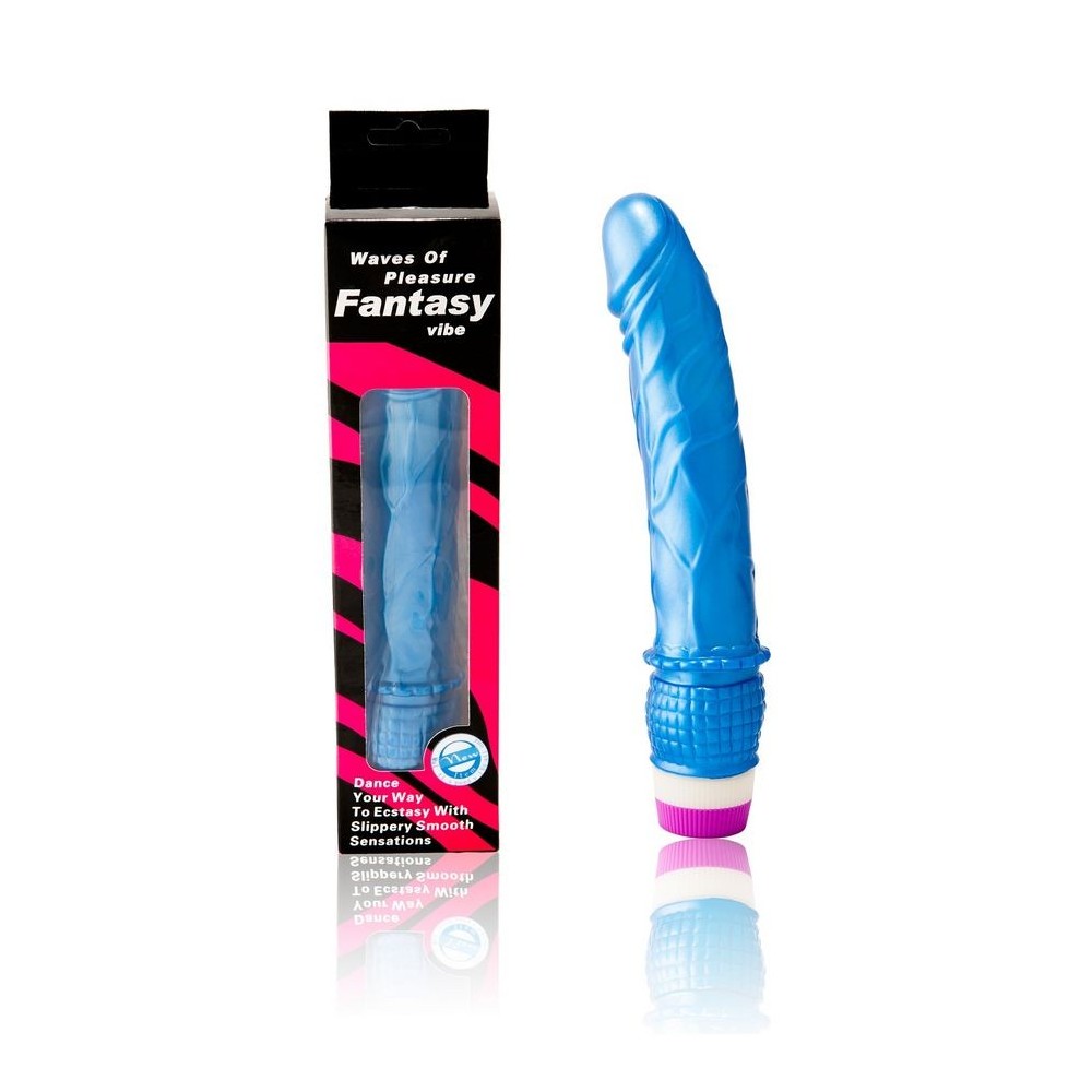 BAILE - VIBRADOR WAVES OF PLEASURE 23 CM AZUL