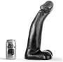 ALL BLACK - GODE FISTING RÉALISTE NOIR 29 CM