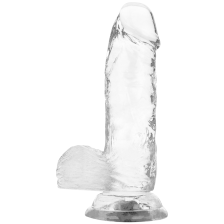 X RAY - HARNESS + CLEAR COCK WITH BALLS 15.5 CM -O- 3.5 CM