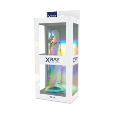 X RAY - ARNÊS + DILDO TRANSPARENTE 19 CM -O- 4 CM