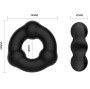CRAZY BULL - ANELLO IN SILICONE SUPER MORBIDO CON NODULI
