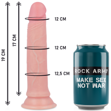 ROCKARMY - HARNAIS + SILICONE LIQUIDE PREMIUM AVENGER RÉALISTE 19 CM -O- 3.98 CM