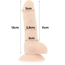 COCK MILLER - HARNAIS + SILICONE DENSITÉ COCKSIL ARTICULABLE 13 CM