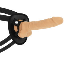 COCK MILLER - HARNAIS + COCKSIL ARTICULABLE DENSITÉ SILICONE 19,5 CM