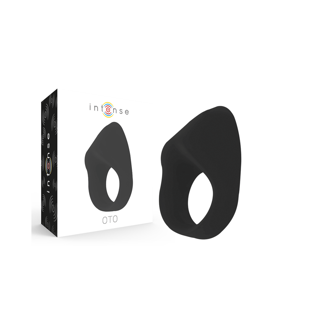 INTENSE - ANNEAU VIBRATEUR RECHARGEABLE NOIR OTO