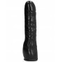 ALL BLACK - DILDO PRETO REALÍSTICO 20 CM