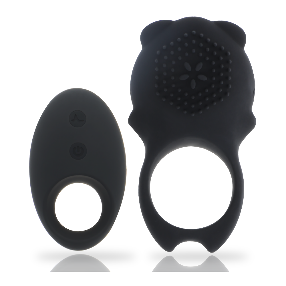 MIA - COLOSSEO COCK RING CONTROLE REMOTO PRETO