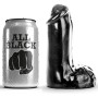 ALL BLACK - DILDO REALISTICO 13 CM
