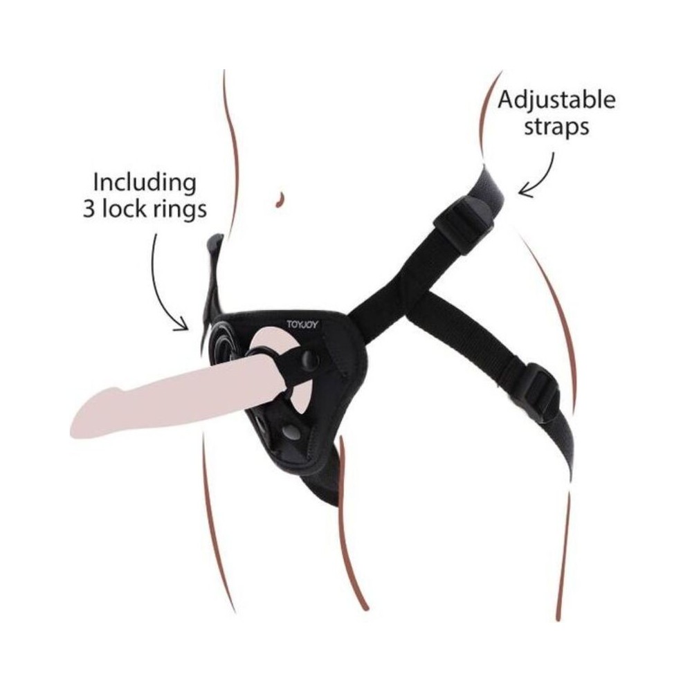 GET REAL - STRAP-ON HARNESS BLACK