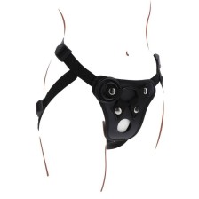 GET REAL - STRAP-ON PLEASURE HARNESS BLACK