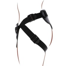 GET REAL - STRAP-ON DELUXE HARNESS BLACK