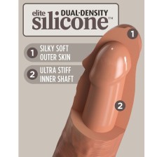 KING COCK - ELITE COMODA IMBRACATURA REGOLABILE CON DILDO 17.8 CM