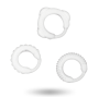 ADDICTED TOYS - SET C-RING TRASPARENTE