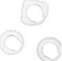 ADDICTED TOYS - C-RING SET CLEAR