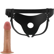 PRETTY LOVE - MAVIS HARNESS UNIVERSAL SLIP MIT DILDO 19 CM NATUR