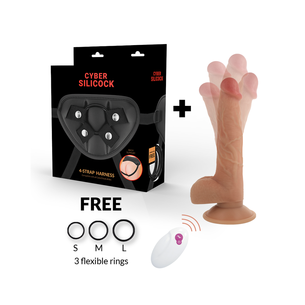 CYBER SILICOCK - STRAP-ON MASTER JOHN REMOTE CONTROL