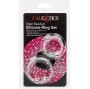 CALEXOTICS - STEEL BEADED SILICONE RING SET