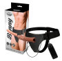 HARNESS ATTRACTION - VIBRATEUR EXTENSEUR CREUX BENNY STRAP-ON 15 CM -O- 4.5 CM