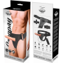 HARNESS ATTRACTION - GREGORY STRAP-ON HOLLOW EXTENDER VIBRATOR 16.5 CM -O- 4.3 CM