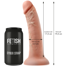 FETISH SUBMISSIVE CYBER STRAP - REMOTE CONTROL HARNESS AND VIBRATING BULLET WATCME TECHNOLOGY M