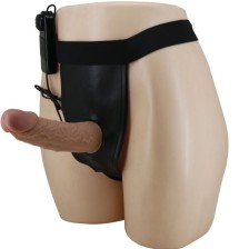 PRETTY LOVE - HARNESS BRIEFS WITH VIBRATION DILDO INCLUDED