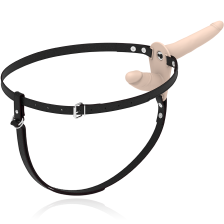 FETISH SUBMISSIVE HARNESS  FLESH UP VIBRATOR MIT DOPPELPENETRATION