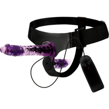 HARNESS ATTRACTION - RODNEY DOPPIO VIBRATORE VIOLA 18 CM -O- 3.5 CM