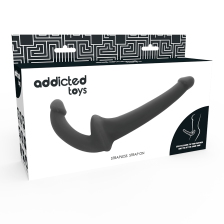 ADDICTED TOYS - DILDO WITH RNA S WITHOUT SUBJECTION BLACK