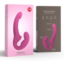 FUN FACTORY - PARTAGER LITE DOUBLE DILDO BLACKBERRY