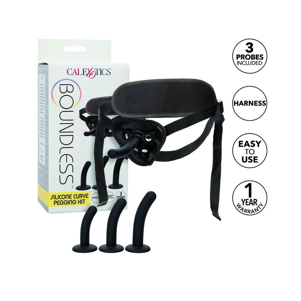 CALEXOTICS - BOUNDLESS KIT DE CHEVILLEMENT DE COURBE EN SILICONE