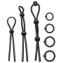 ADDICTED TOYS - SET DI ANELLI PER IL CAZZO FLESSIBILI IN SILICONE 7 PEZZI