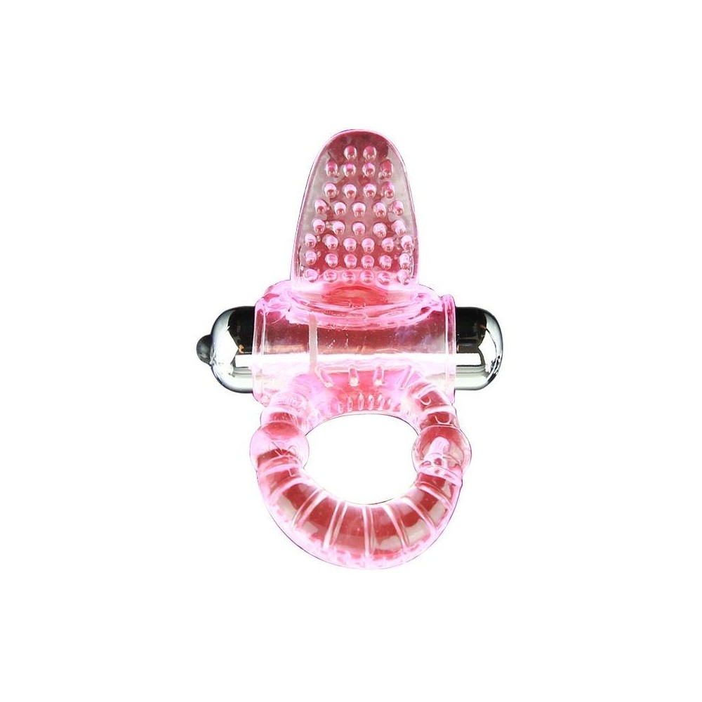 BAILE - ANNEAU PÉNIS VIBRATEUR ROSE SWEET ABS 10 RYTHMES