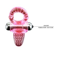 BAILE - SWEET ABS 10 RHYTHMS RING PINK VIBRATOR PENIS RING