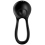 SATISFYER - VIBRADOR MAJESTIC DUO RING PRETO