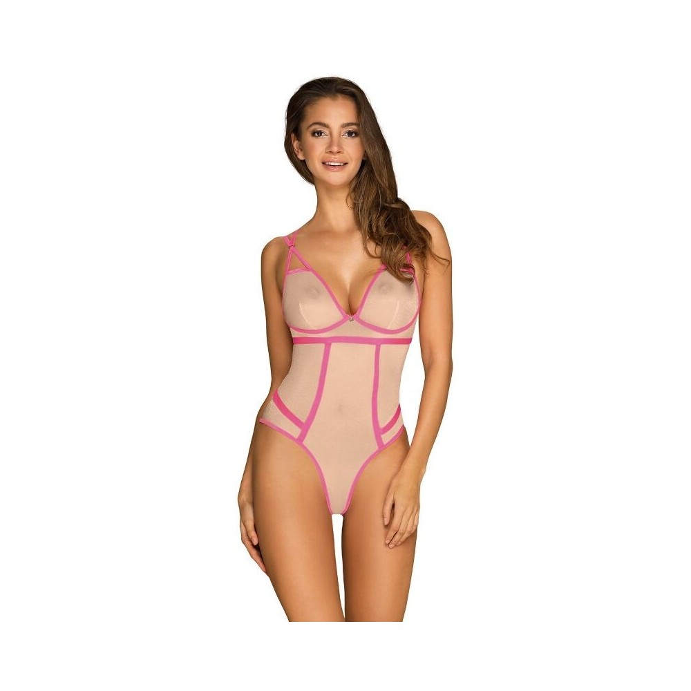 OBSESSIVE - NUDELIA TEDDY - PINK S/M