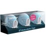 SATISFYER - 3 OEUFS MASTURBATEURS SAVAGE