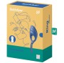 SATISFYER - VIBRATEUR ANNEAU SWORDSMAN BLEU